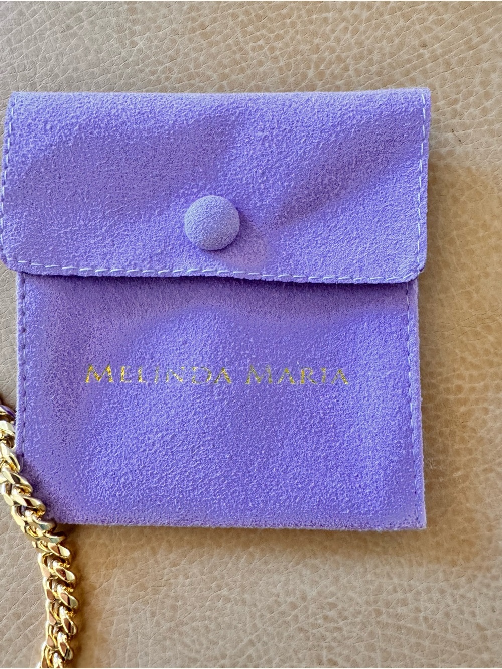 Melinda Maria Julian Loves Diamonds Necklace, 18in chain, Never worn - Picture 5 of 6